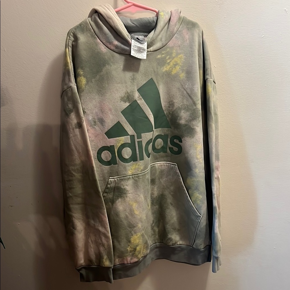 Adidas Multicolor Logo Hoodie